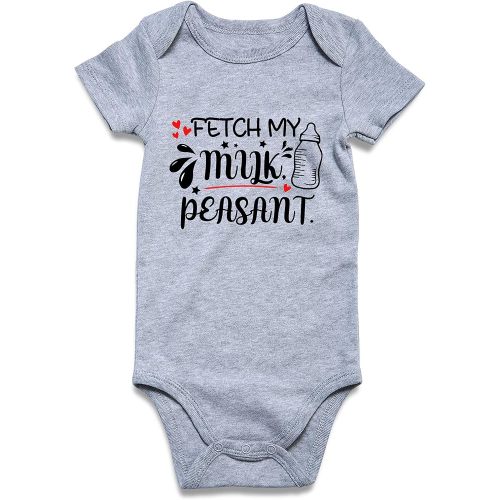 Loveternal Neutral Baby Girls Boys Cotton Romper Cute Saying Newborn Clothes 0-12 Months