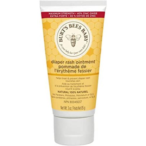 Burt's Bees Baby Bee 100% Natural Diaper Rash Ointment, 3 Ounce Tube (Pack of 3)