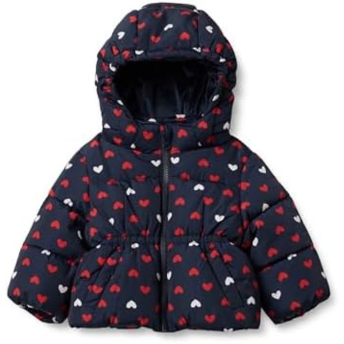 Amazon Essentials x Sofia Grainge Girls' Water-Resistant Hooded Puffer Jacket