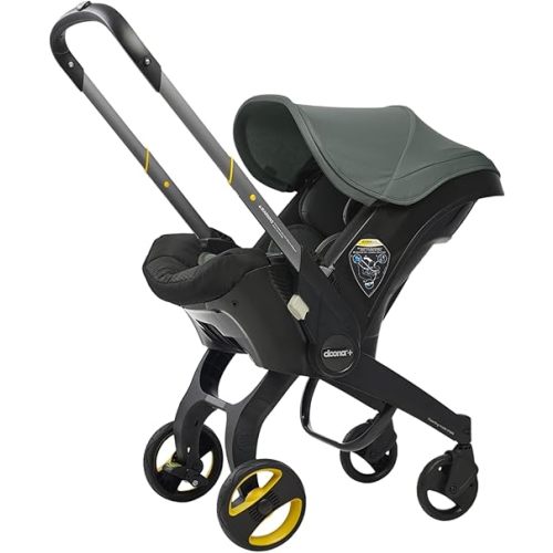 Doona Car Seat & Stroller, Slate Green - All-in-One Travel System