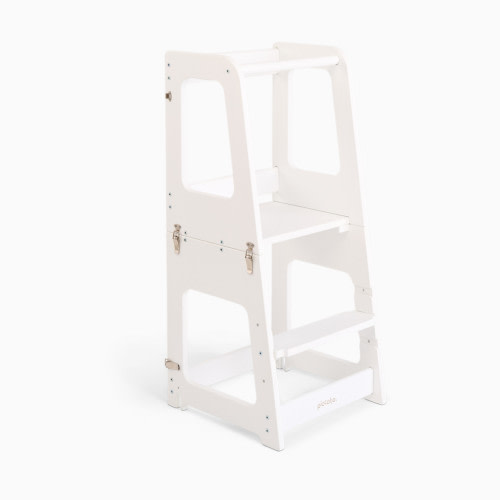 Piccalio Mini Chef 2-in-1 Convertible Toddler Tower - White
