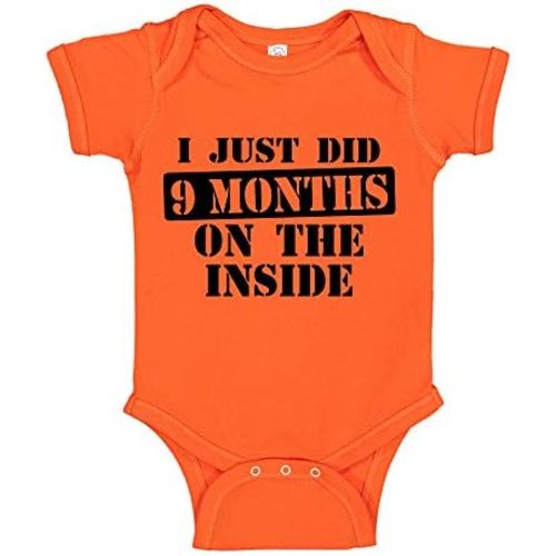 I Just Did 9 Months On The Inside Baby One Piece Infant Bodysuit