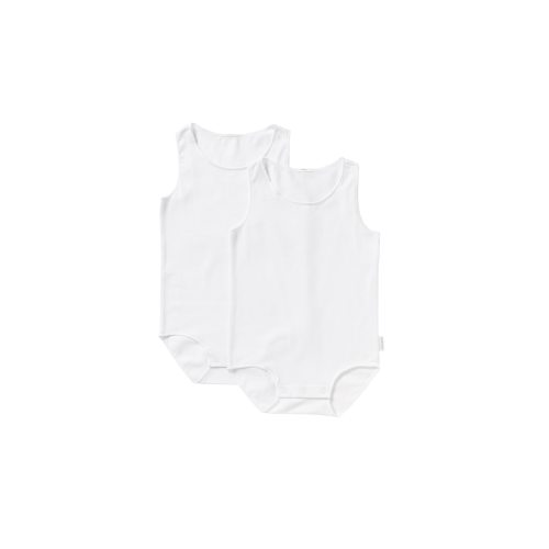 Buy Baby Wonderbodies Singletsuit 2 Pack in White Online | BONDS