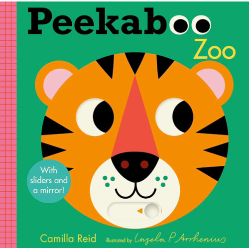 Peekaboo: Zoo: (An Interactive Board Book for Babies & Toddlers with Mirror & Sliders to Push, Pull, or Turn. Cute Zoo Animal Artwork Includes a Rhino, Hippo, Camel, & More.)