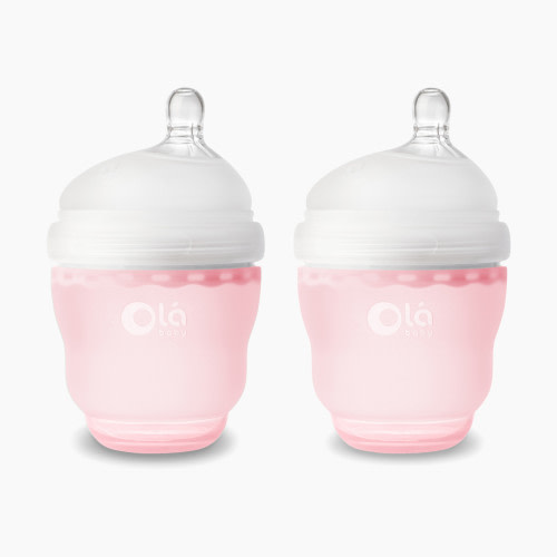 Olababy Gentle Baby Bottle - Rose, 4 Oz, 2