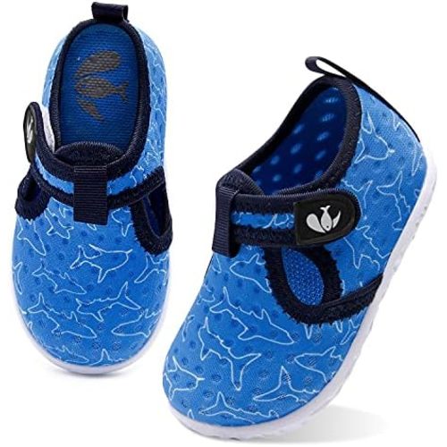 FEETCITY Boys Girls Water Shoes Kids Aqua Socks Quick Dry Barefoot for Beach Swimming Pool