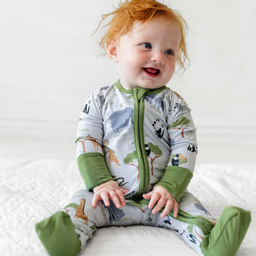 Safari Friends Bamboo Viscose Zippy