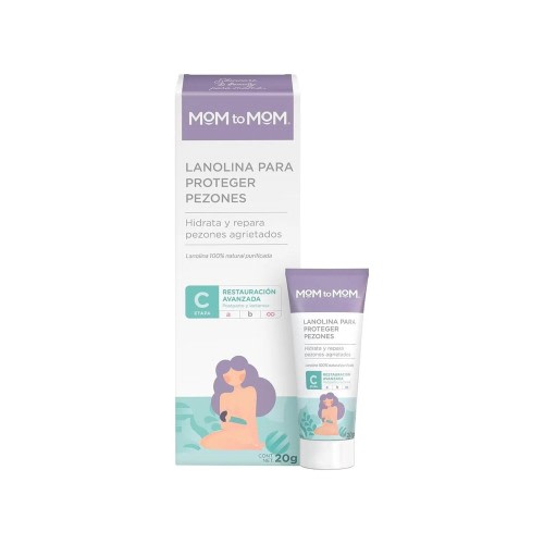 Mom To Mom Lanolina Para Proteger Pezones Lactancia 20g Tipo de envase Tubo