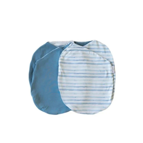 COCOON SWADDLE- Classic Brushed-Chambray Waves