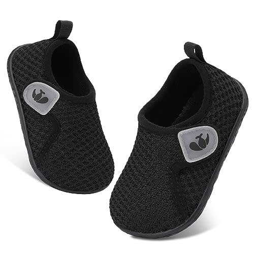 FEETCITY Baby Boys Girls First Walking Shoes Infant Sneakers Crib Shoes Breathable Lightweight Slip On Shoes