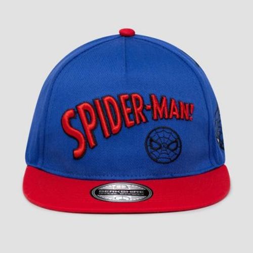 Boys' Spider-Man Flat Brim Baseball Hat - Blue