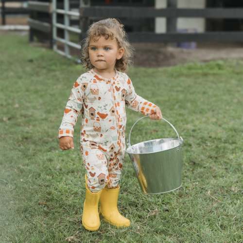Cozy Cottage Bamboo Convertible Baby Pajamas – Emerson and Friends
