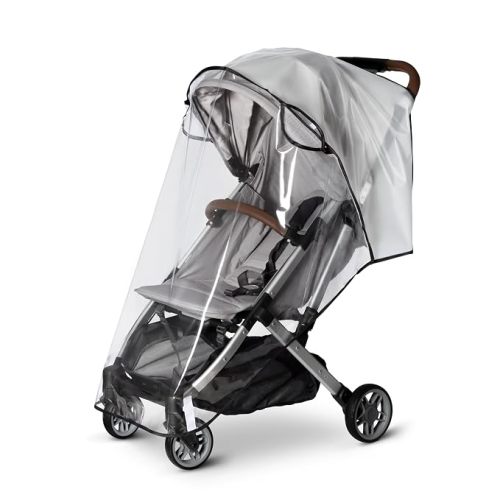 bemece Clear Stroller Rain Cover, Breathable Transparent Weather Shield