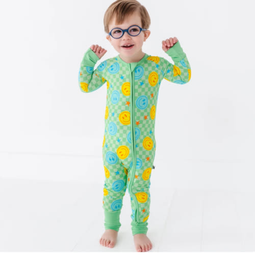 Electric Smiles Convertible Footies