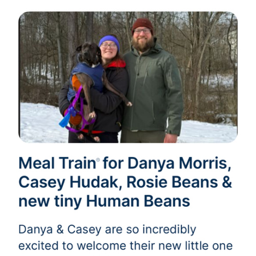 Meal train link