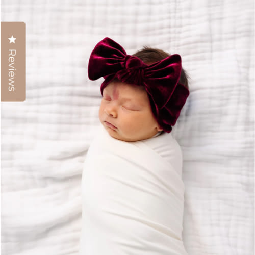 Velvet - Wine Knot Headband