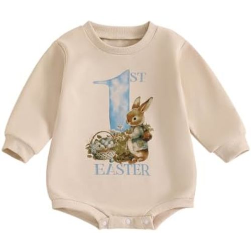 BemeyourBBs Newborn Baby Boy Girl Fall Winter Clothes Long Sleeve Bubble Sweatshirt Romper Cute Infant One Piece Outfit
