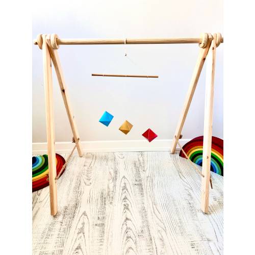 Montessori Octahedron Mobile, Baby Gift, Newborn Montessori, Educational Toy