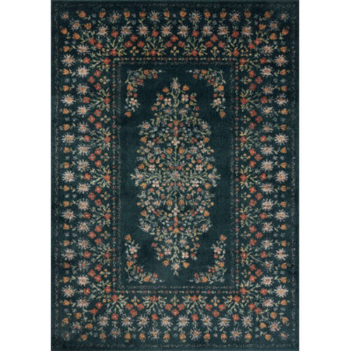 Rifle Paper Co. x Loloi Laurel Navy Area Rug & Reviews | Wayfair