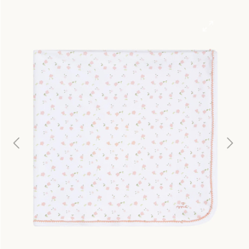 Bloom Wind Swaddle Blanket - Pink | Marie-Chantal