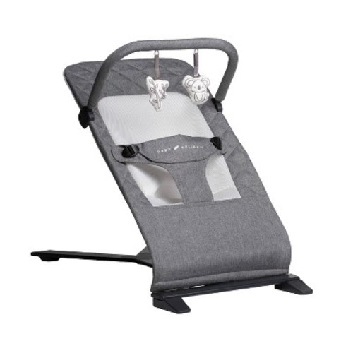 Baby Delight Alpine Deluxe Portable Bouncer - Charcoal Gray