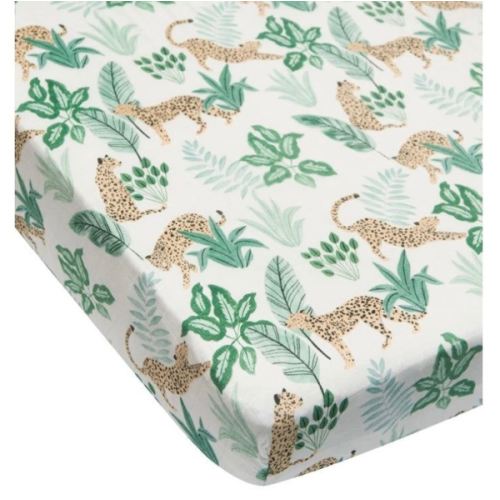 Tropical Jungle Crib Sheet