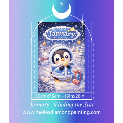 January - Finding the Star – Melles Diamond Painting