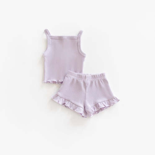 Ribbed Tank Top & Short Set