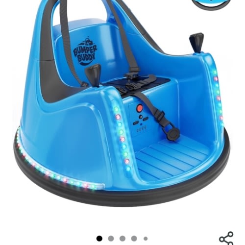 Amazon.com: Bumper Buddy Ride On Electric Bumper Car for Kids & Toddlers, 12V 2-Speed, Ages 1 2 3 4 5 Year Old Girls - Remote Control, Baby Girl Riding Bumping Toy Gifts Cars - Toys Gift Toddler 12-18 Months Age : Toys & Games