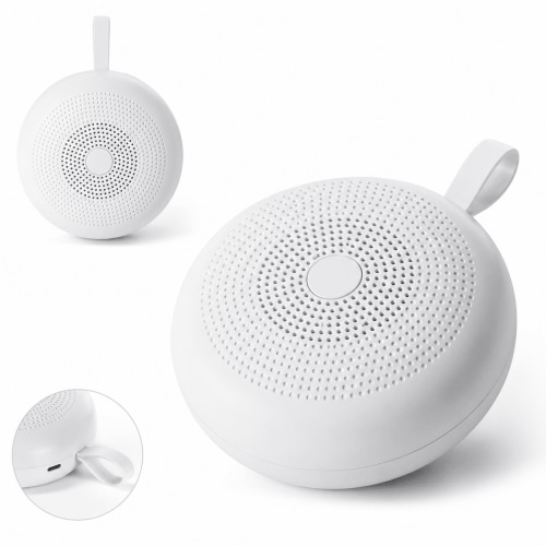 Portable Sound Machine with 30 Relaxing Sleep Sounds,3-in-1 Design Featuring White Noise,Auto-Off Timer,Gentle Ring Light,and Memory Function for Use at Home,Office,Travel
