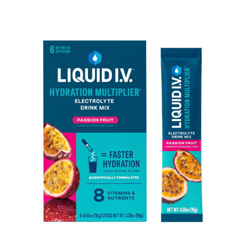 Liquid I.V.® Passion Fruit Hydration Multiplier® Powdered Electrolyte Drink Mix, 6 Count Packets