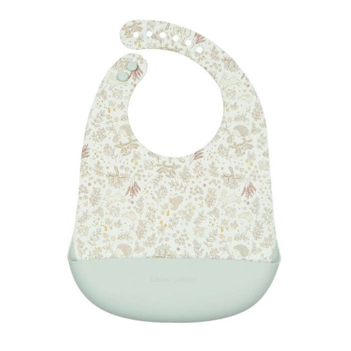 Patterned Silicone Bib