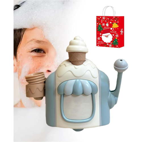 Bath Toy Ice Cream Foam Maker, Bubble Ice Cream Maker Bath Machine, Foaming Machine for Boys Girls, Automatic Foam Bathtub Foamer, Christmas Holiday Birthday Gifts(Type - B)