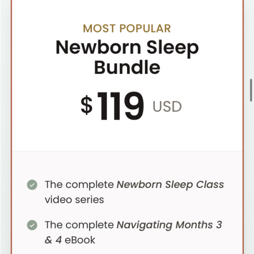 Newborn Sleep Bundle | Taking Cara Babies