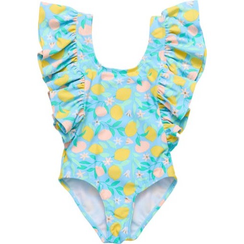 Wide Frill One-Piece Swimsuit