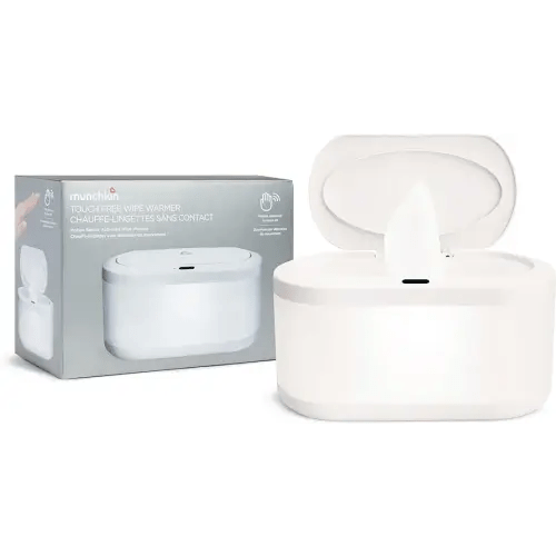 Munchkin Touch Free Baby Wipe Warmer with Nightlight & Motion Sensor, White