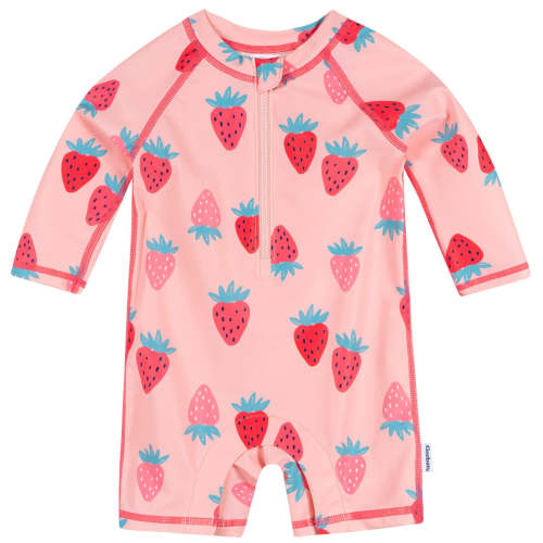 Baby Girls Pink Strawberry Long Sleeve Rashguard – Gerber Childrenswear