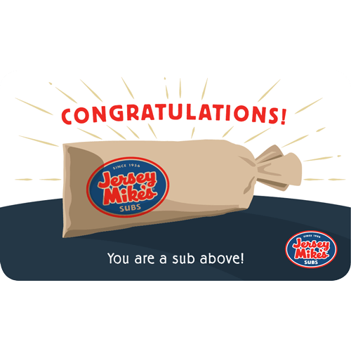Jersey Mike's Gift Card