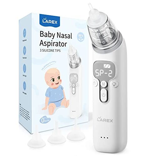 Baby Nose Sucker,Nasal Aspirator for Baby,Nasal Aspirator for Toddler,Electric Baby Nose Suction-Rechargable,3 Levels Power Suction,Music and Light Soothing Function (ka 1005)