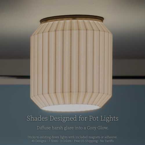 Pot Light Glare Shade: Recessed Lighting Diffuser 'Cosaque'