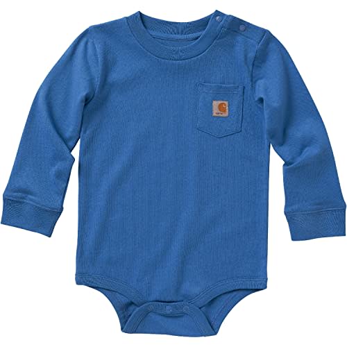 Carhartt Unisex Baby Long-Sleeve Pocket Bodysuit