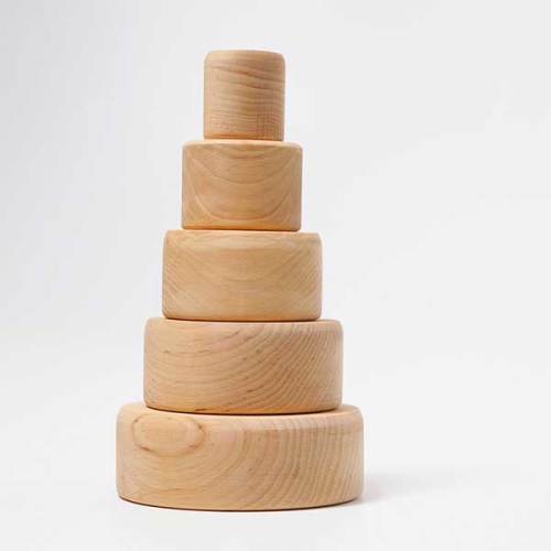 Grimm's Stacking Bowls Natural