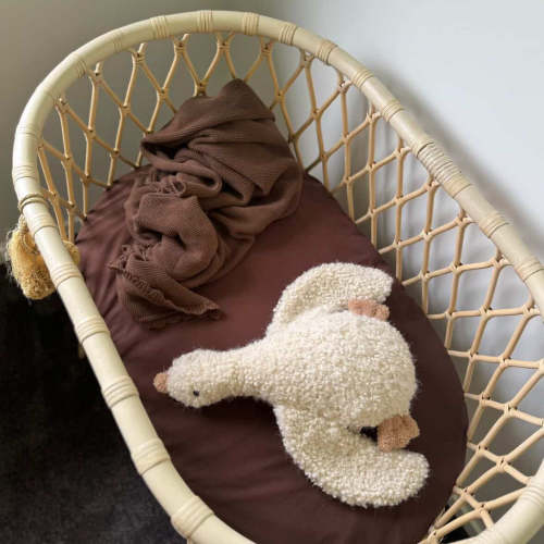 Waterproof Fitted Sheet | Bassinet | Espresso