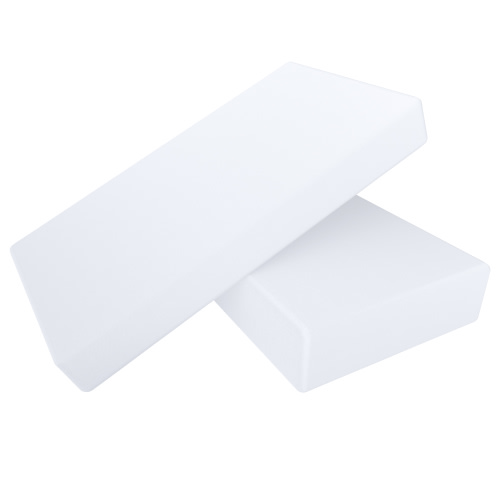 Ntbay 2 Pack 100% Brushed Microfiber Fitted Crib Sheets, Ultra Cozy and Soft Crib Sheet for Standard Crib and Toddler Mattresses, Boys, Girls, Unisex, 28" x 52", White