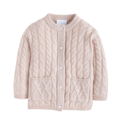 Classic Cashmere Blend Cardigan, Oatmeal
