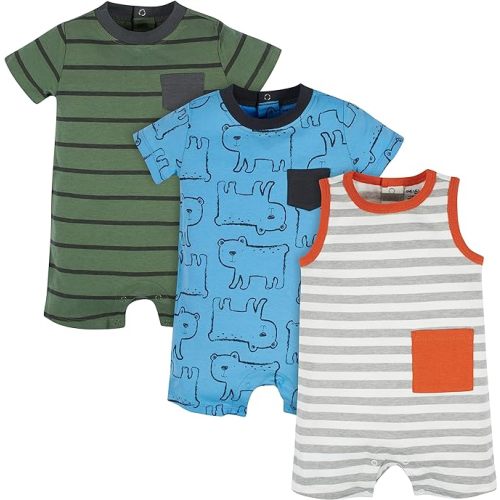 Onesies Brand baby-boys 3-pack Romper