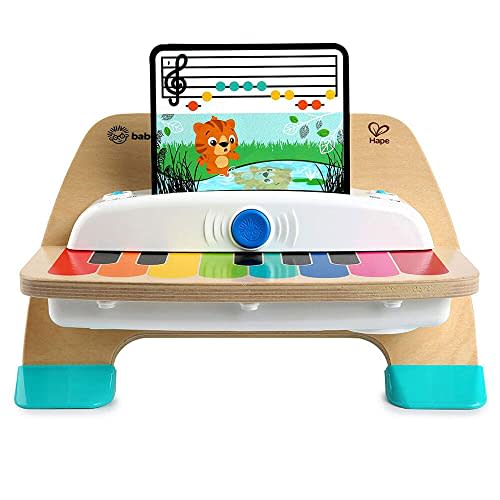 Baby Einstein and Hape Magic Touch Piano Wooden Musical Toddler Toy, Age 6 Months and Up