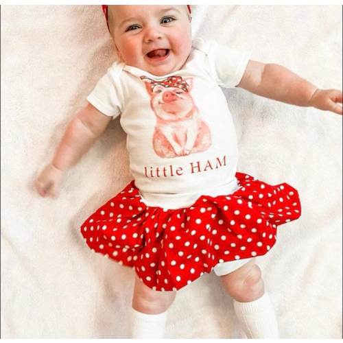 BABY GIRL CLOTHES, little ham set, baby gift ideas, toddler outfits, baby gift, baby girl outfits, skirted bummie
