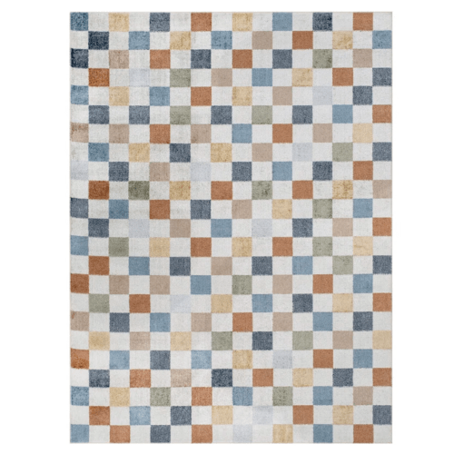 Jules Checkered Area Rug