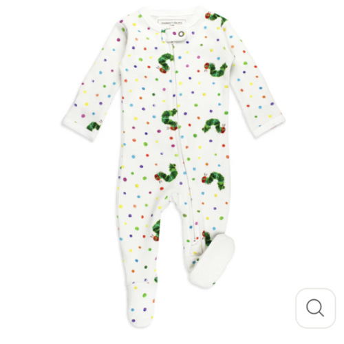 Organic 2-Way Zipper Footie in Caterpillar – L'ovedbaby